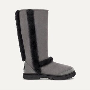 UGG Women's SUNBURST TALL COLOR GREY/Black